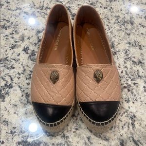 Kurt Geiger platform leather espadrilles size 41